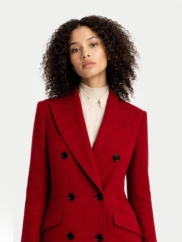 GOBI Cashmere Übergangsmantel 'Cashmere Peak Lapel Long Coat'‌‌‌‌‌ in Rot