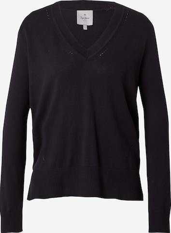 Pull-over 'DONNA' Pepe Jeans en noir : devant