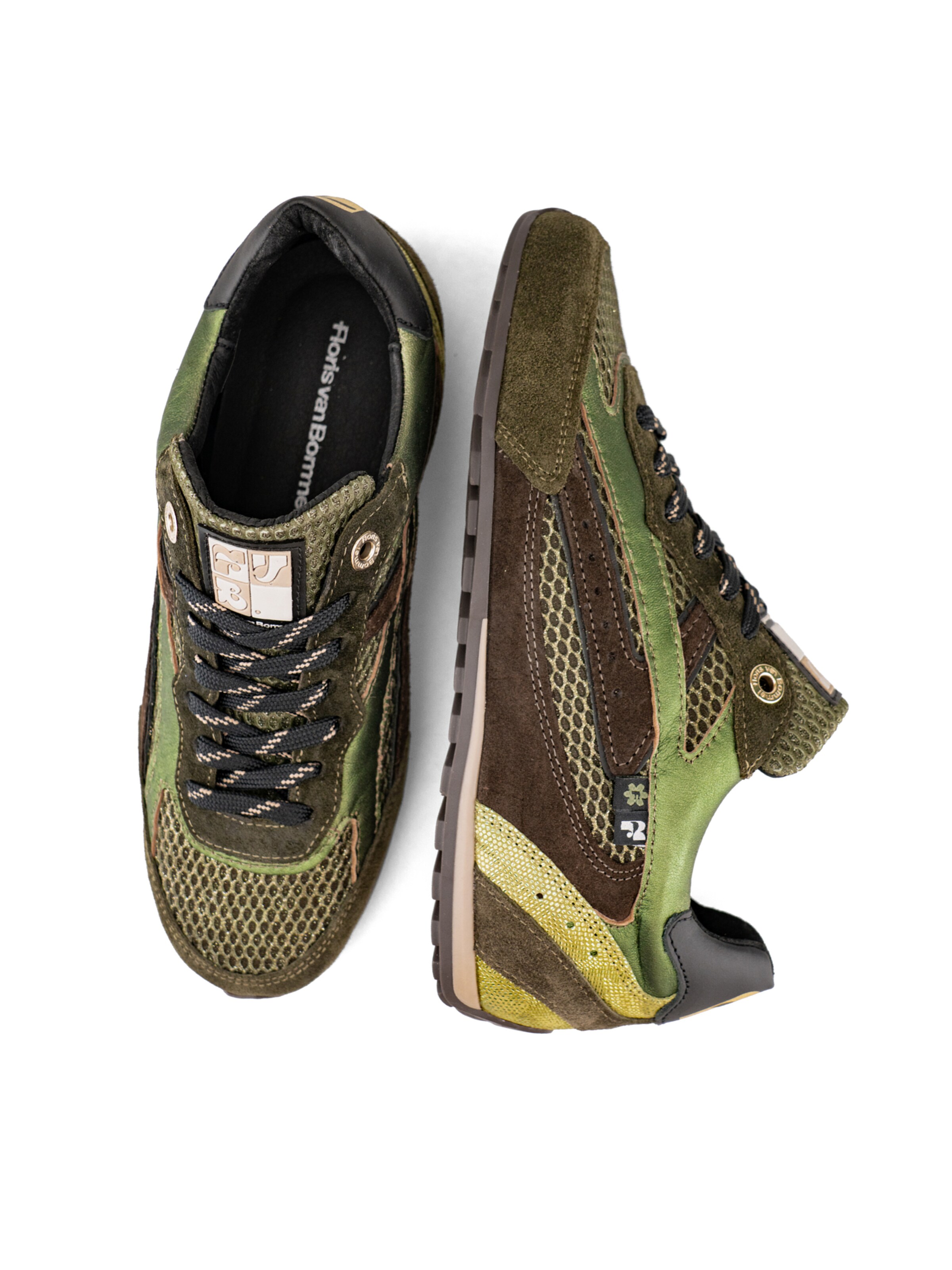 Floris van Bommel Sneakers laag 'Illvi 01' in Groen
