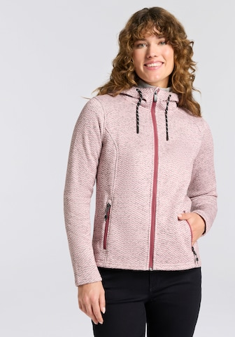 KILLTEC Between-Season Jacket in Pink: front