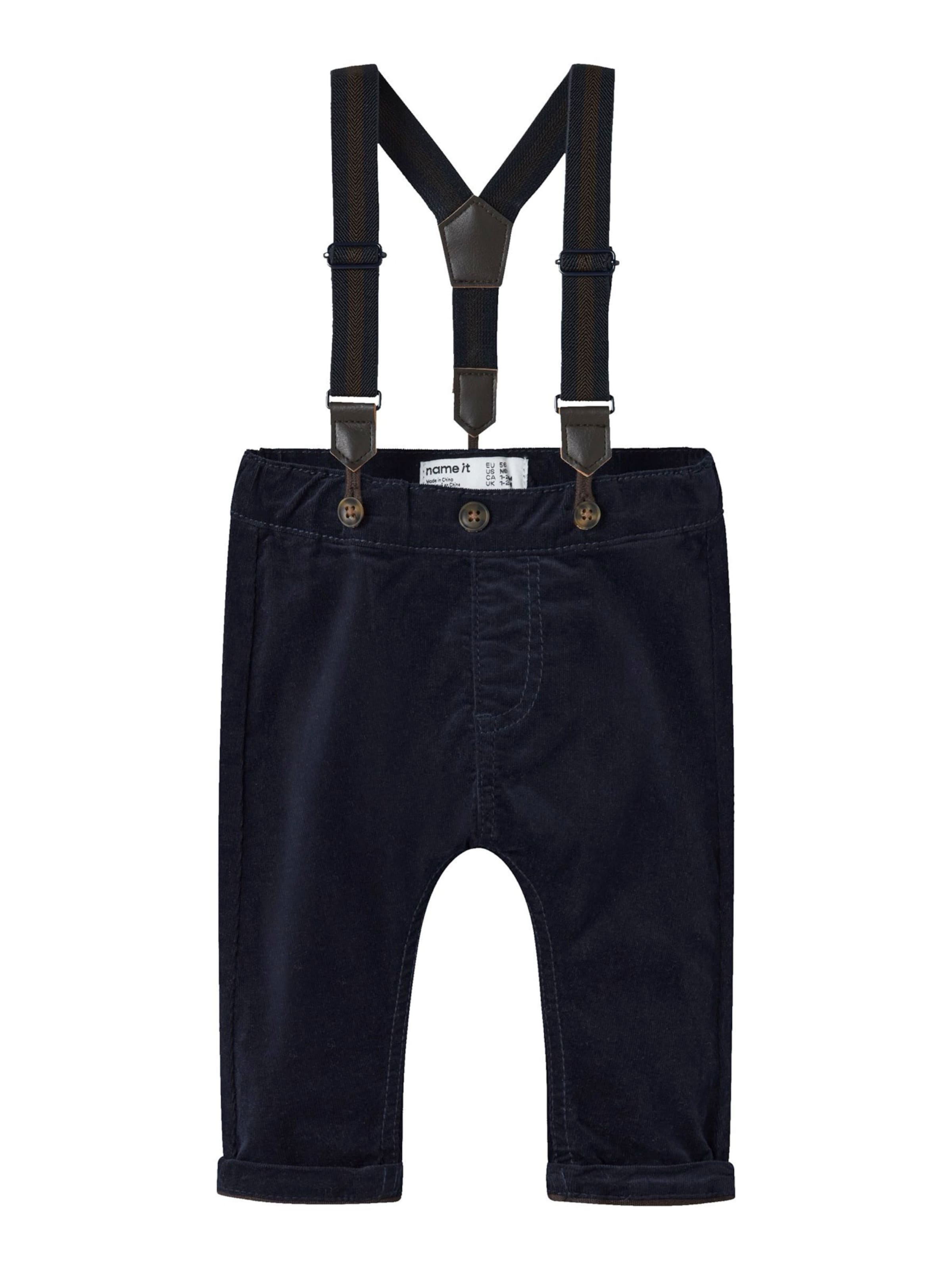NAME IT Zúžený Kalhoty 'NBMBEN' – modrá: přední strana
