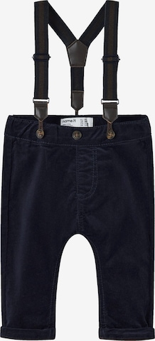 mėlyna NAME IT Siaurėjantis Kelnės 'NBMBEN': priekis