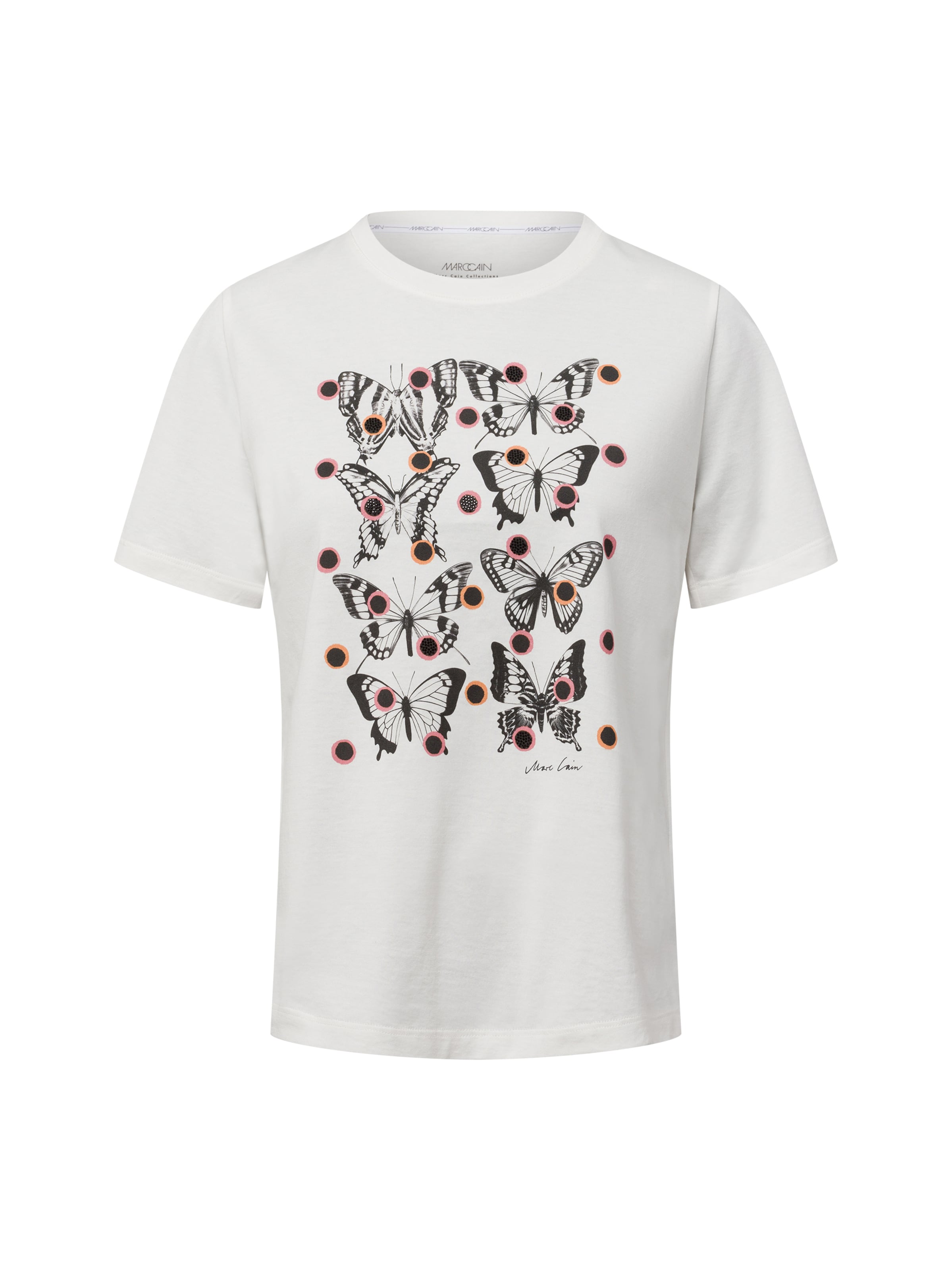 Marc Cain Shirt ' ' in Wit: voorkant