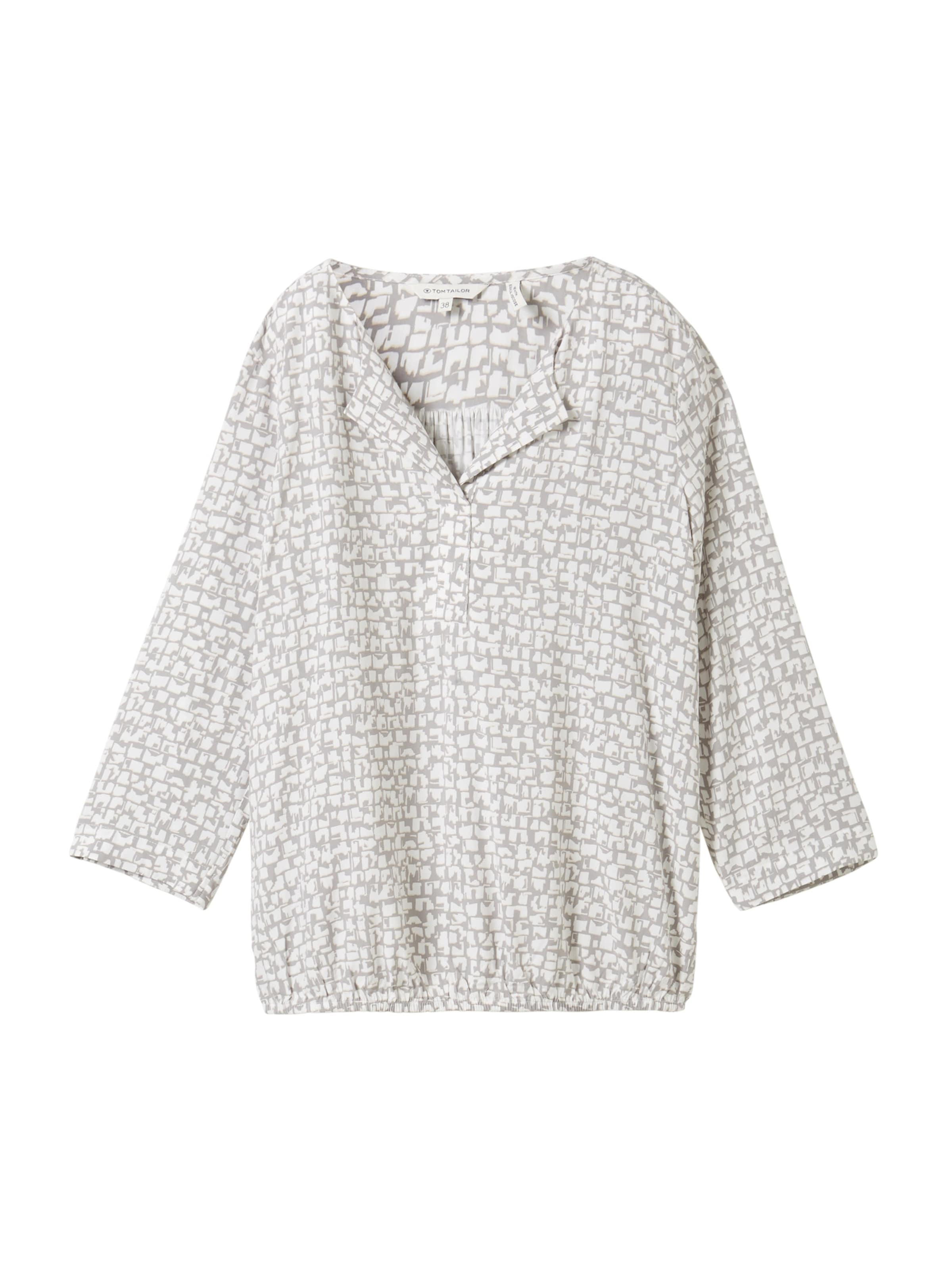 TOM TAILOR Blouse in Grey: front