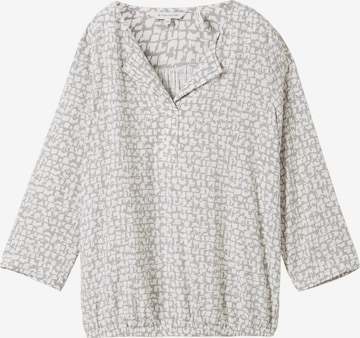 Chemisier TOM TAILOR en gris : devant