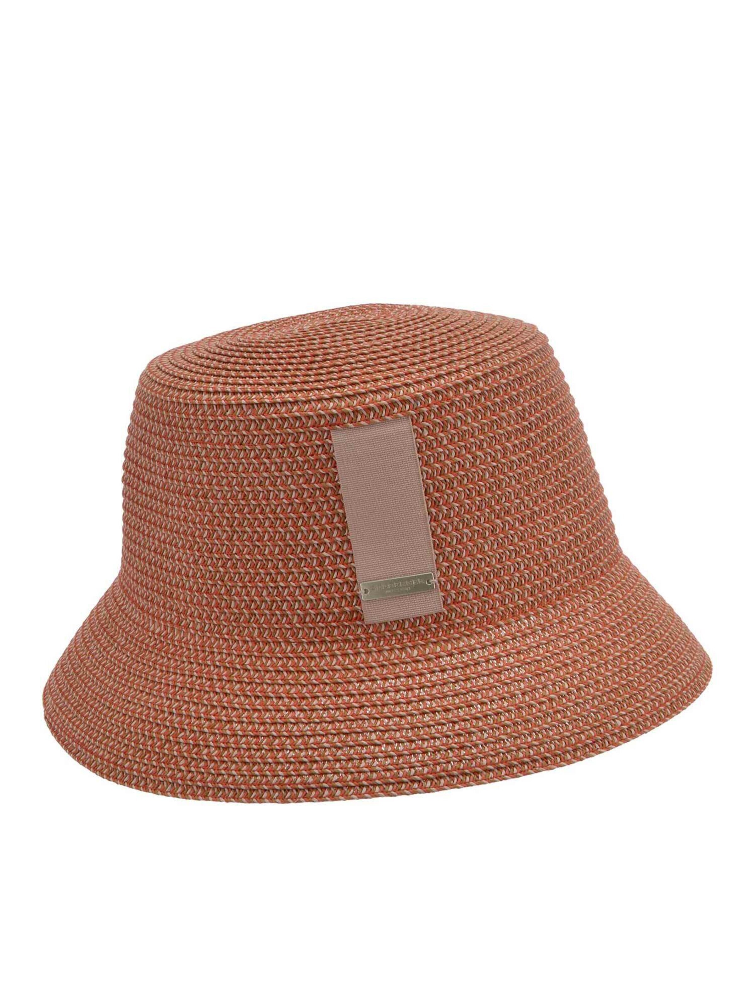 Seeberger Hat 'Hut' in Brown: front