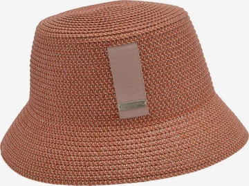 Seeberger Hat 'Hut' in Brown: front