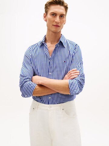 TOMMY HILFIGER Regular fit Button Up Shirt in Blue: front