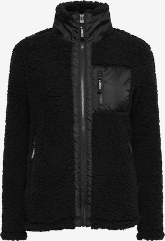 Oxmo Fleece jas in Zwart: voorkant