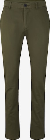 Pantaloni chino 'Travis' di TOM TAILOR in verde: frontale