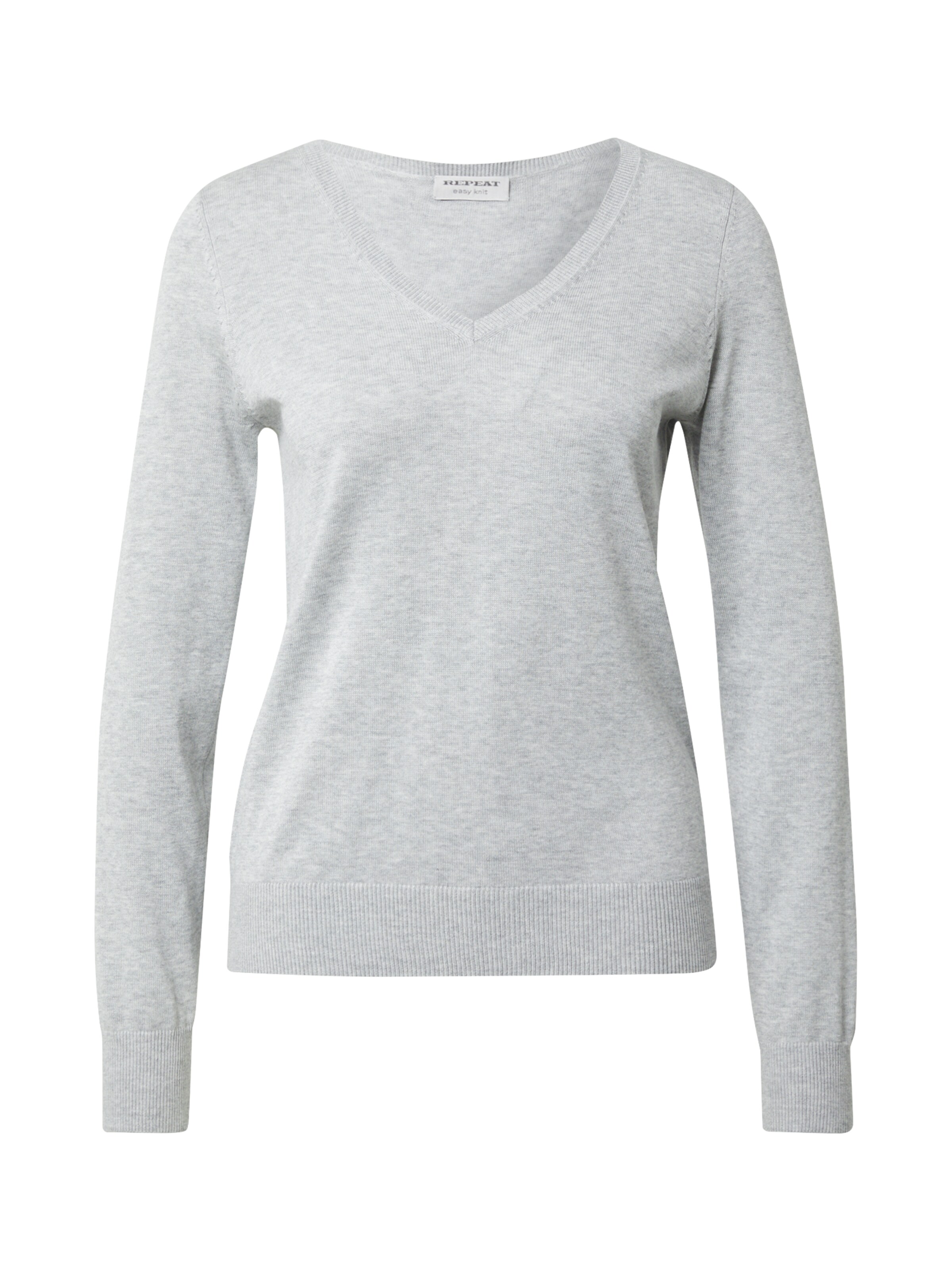 Frauen Pullover & Strick REPEAT Cashmere Pullover in Graumeliert - OQ85682