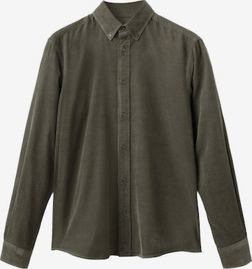 MANGO MAN Hemd 'Tadi' in Grün: Vorderseite