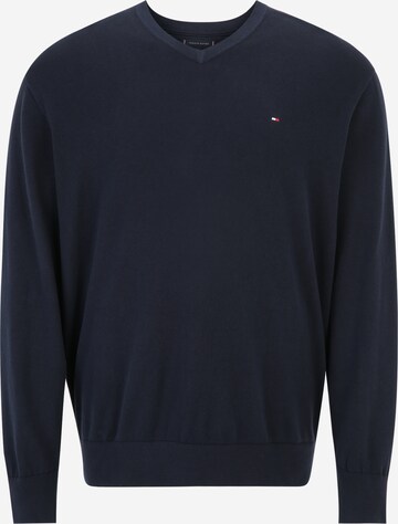 Tommy Hilfiger Big & Tall Trui 'Classic' in Blauw: voorkant