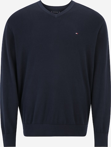 Tommy Hilfiger Big & Tall Tröja 'Classic' i blå: framsida