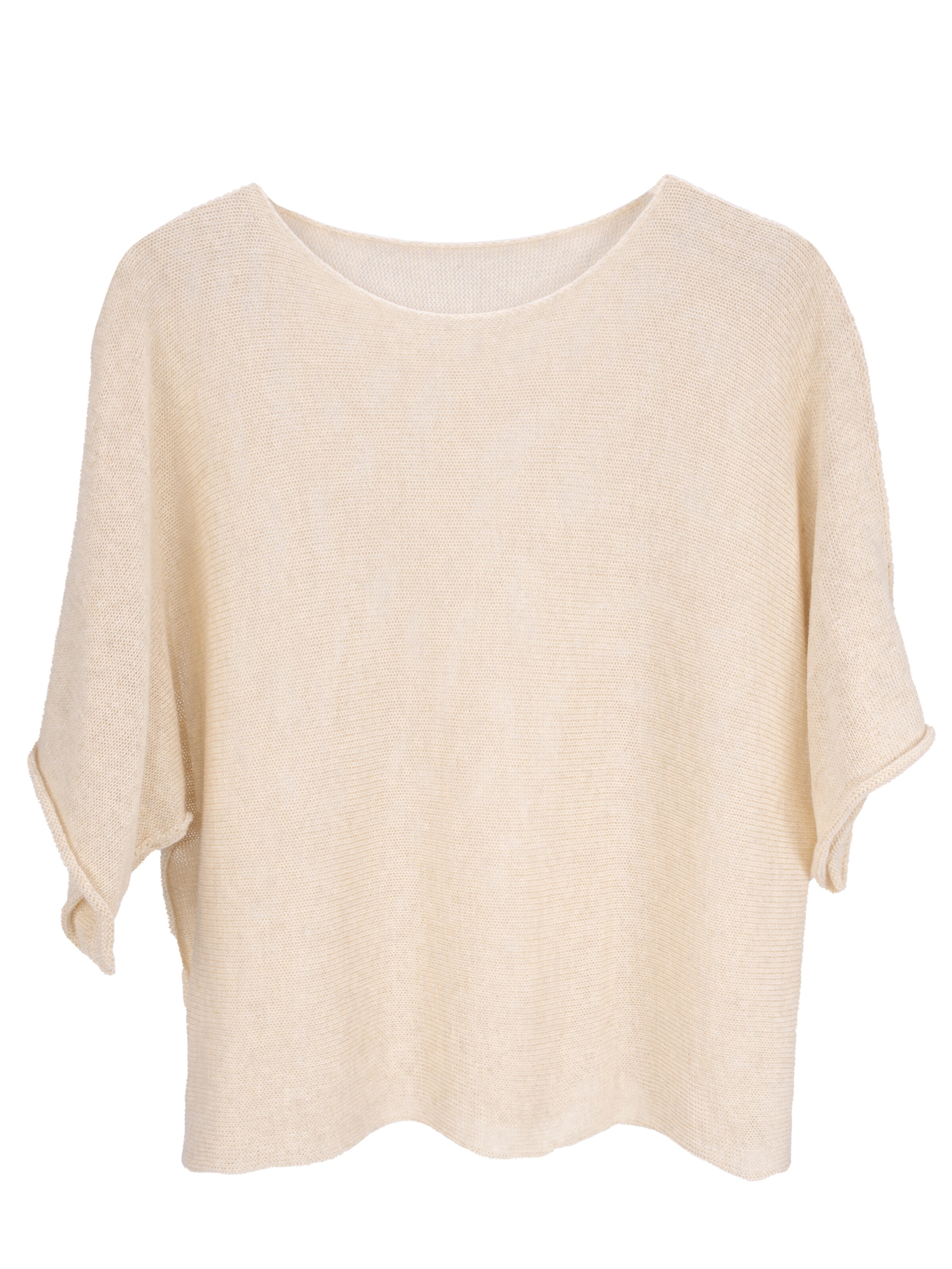Seasons of April Trui 'Fleur' in Beige: voorkant