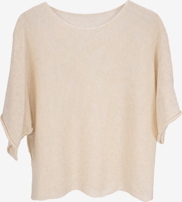 Seasons of April Trui 'Fleur' in Beige: voorkant