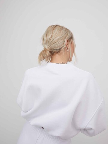 LeGer by Lena Gercke Sweatshirt 'Rosa' i vit