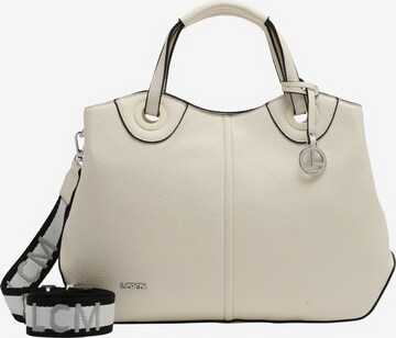 L.CREDI Handbag 'Kimmy' in White: front