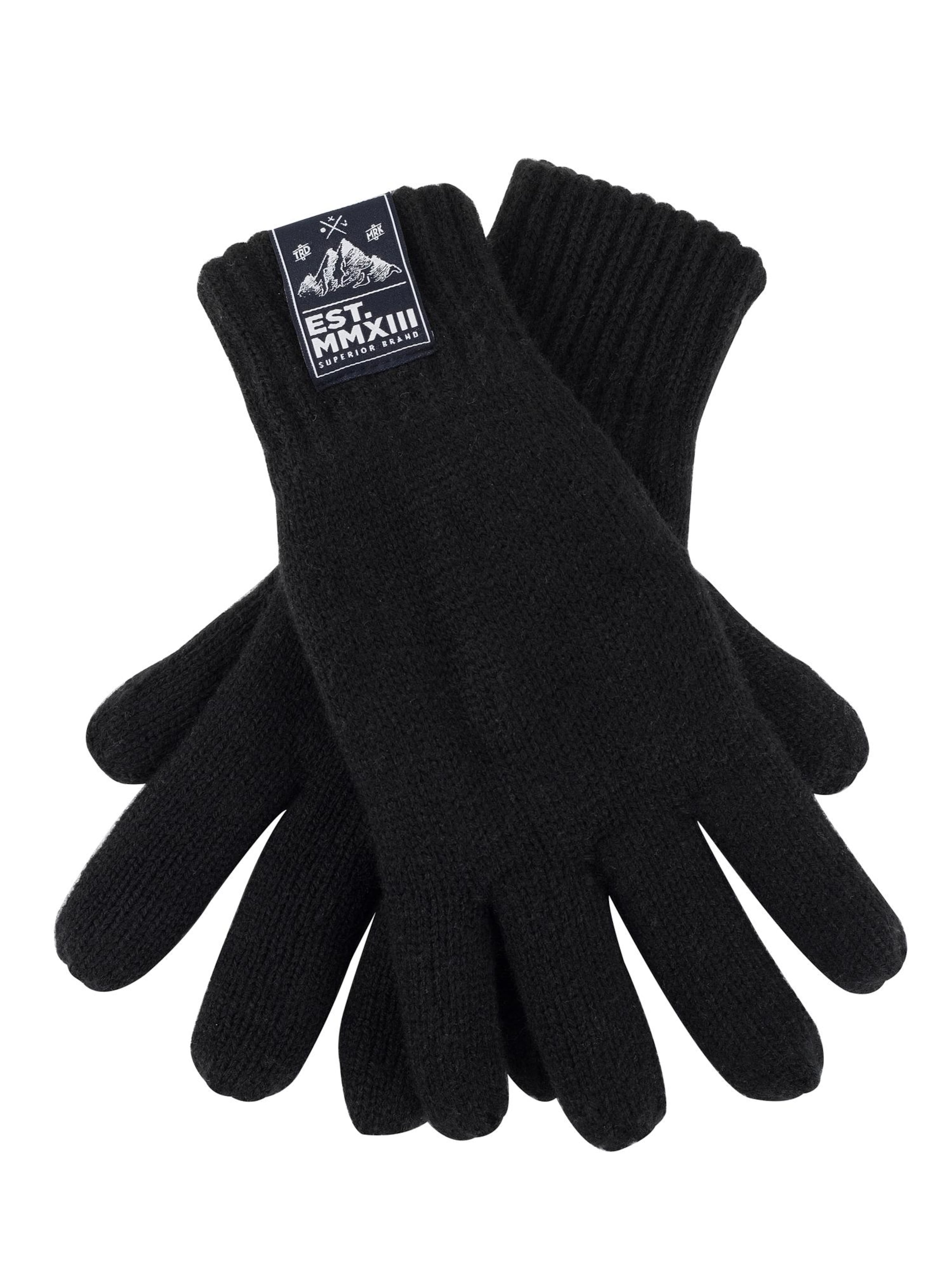 Manufaktur13 Full Finger Gloves 'Rough' in Black: front