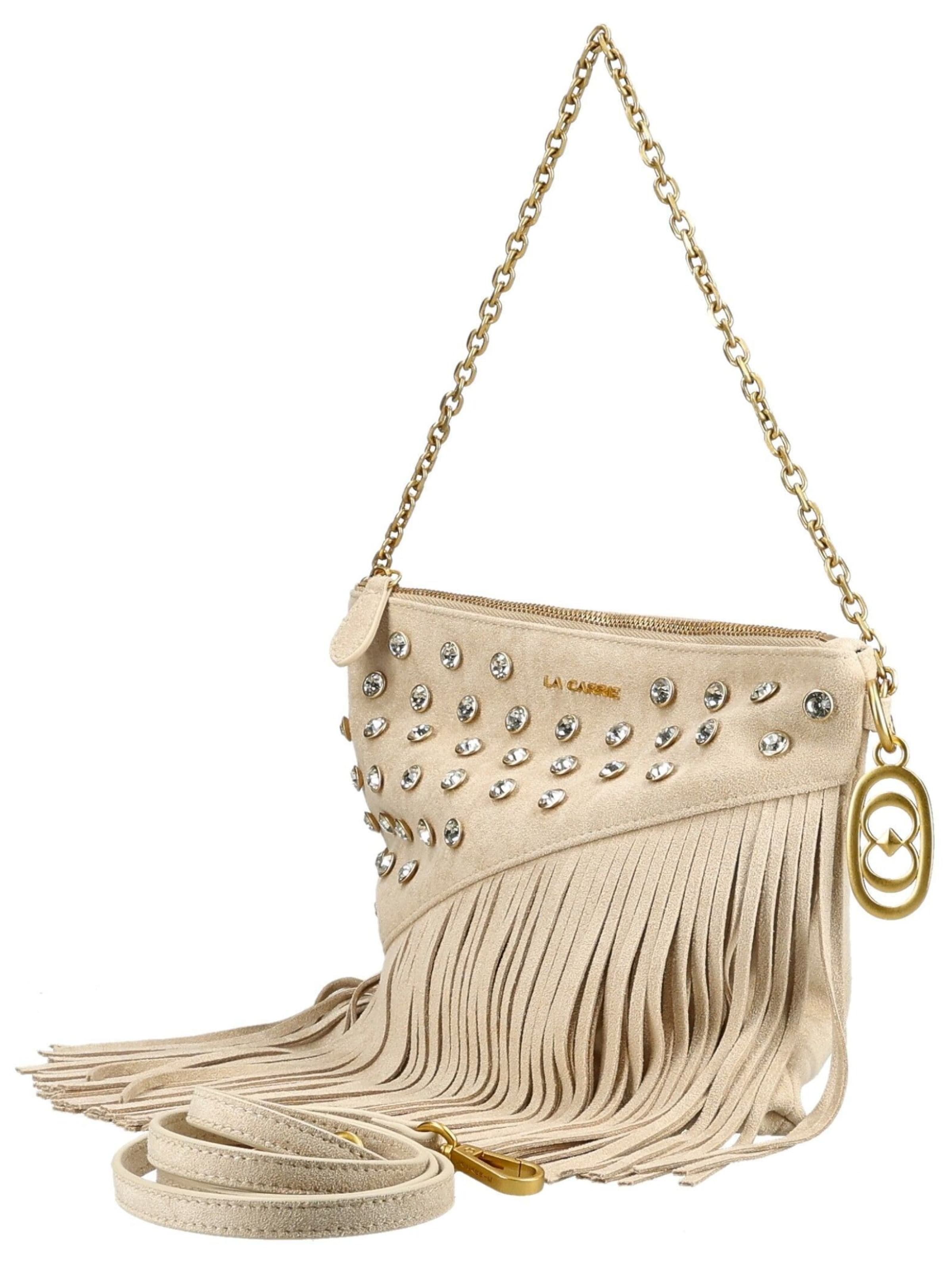 Borsa a tracolla di La Carrie in beige