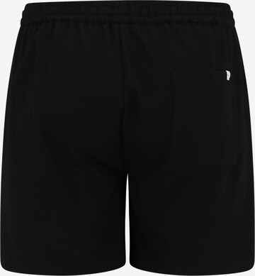 Les Deux Sports swimming trunks 'Stan Seersucker' in Black