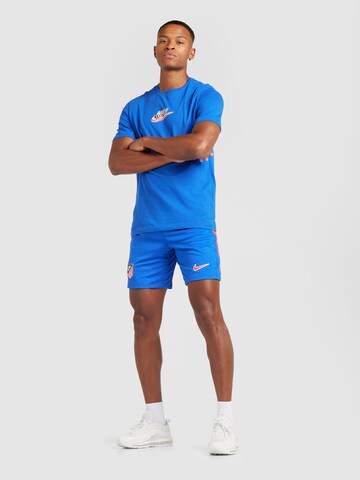 NIKE Normální Sportovní kalhoty – modrá