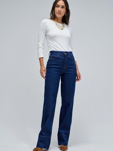 Salsa Jeans Pullover 'Basic Long Sleeve'‌‌ in Weiß