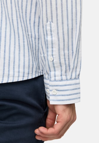 INDICODE JEANS Regular fit Overhemd 'Brayden' in Blauw