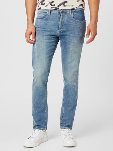 Slimfit Jeans de la G-Star RAW pe albastru: față