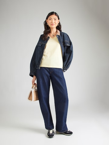 s.Oliver Μπλουζάκι σε κίτρινο