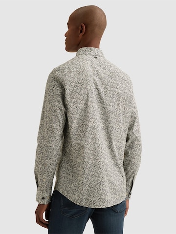 VANGUARD Regular Fit Skjorte 'Shirt with stretch and allover print' i hvid