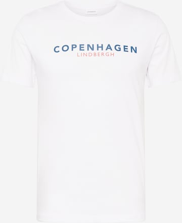 T-Shirt Lindbergh en blanc : devant