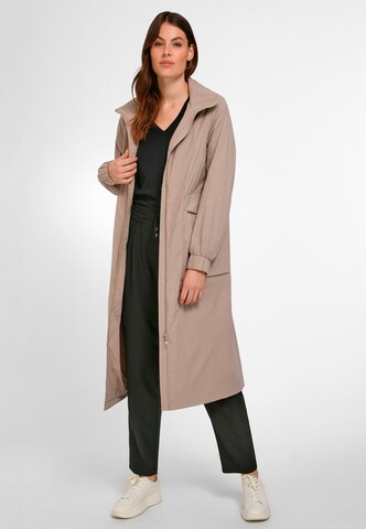 Emilia Lay Between-Seasons Coat in Beige: front