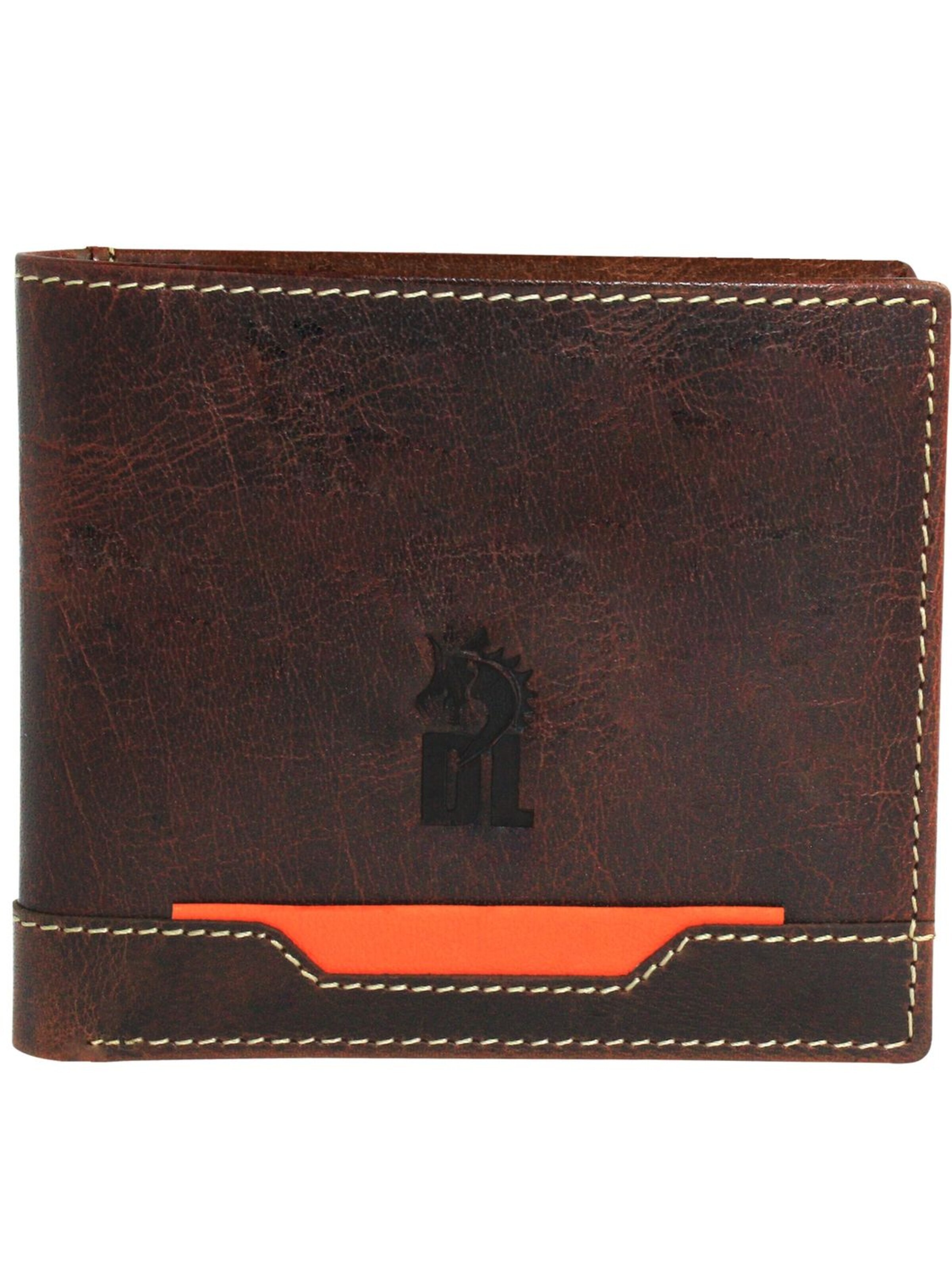 DrachenLeder - Cartera en marrón: frente