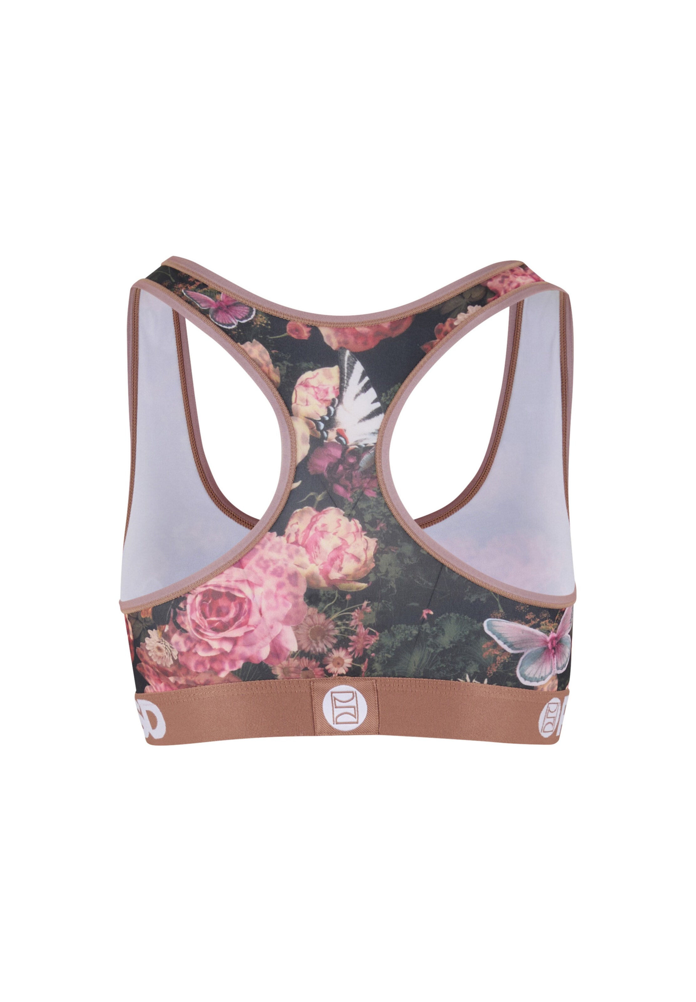 PSD Bralette Bra 'Moody Blooms' in Mixed colors