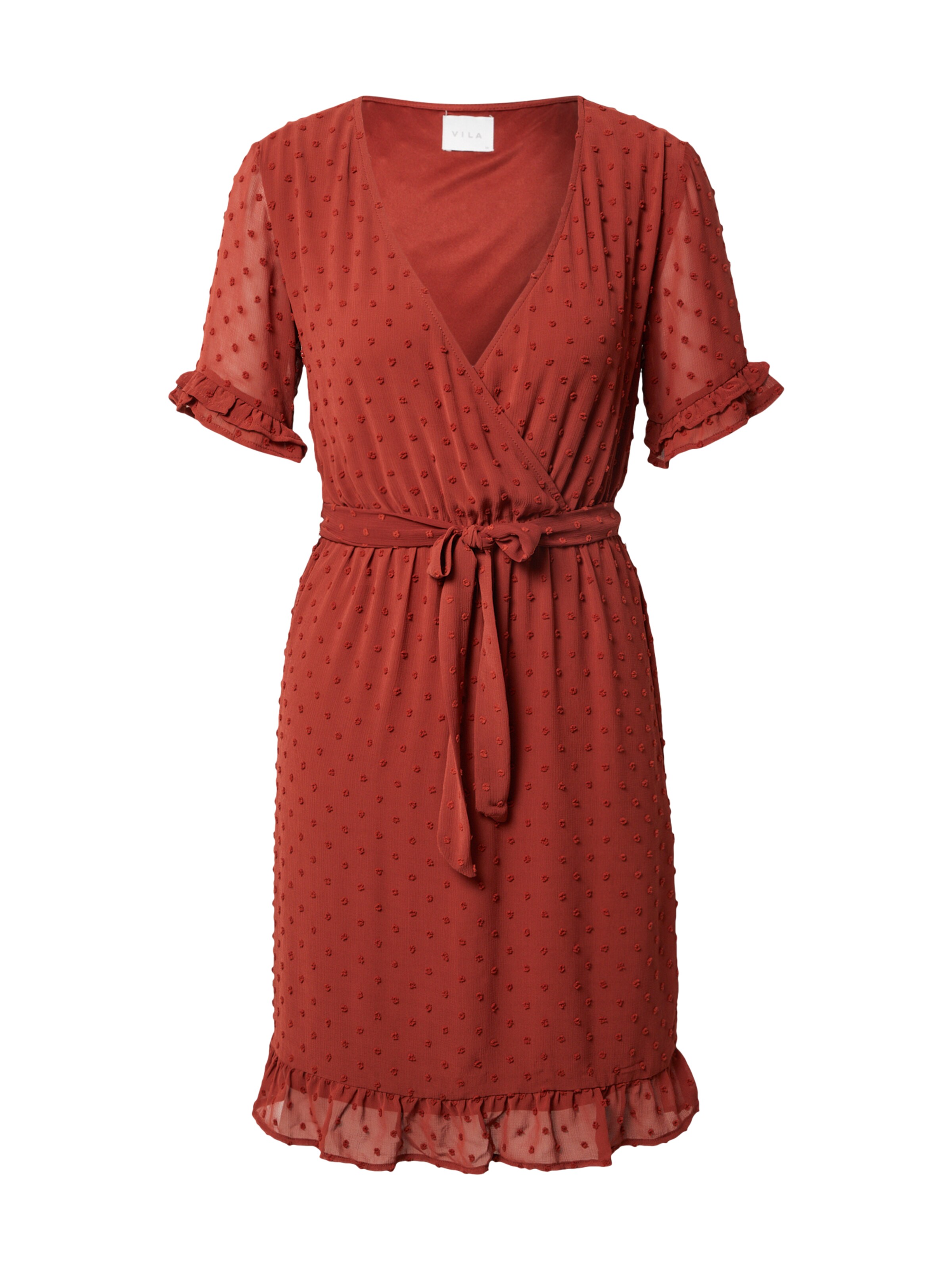 VILA Mekko 'Dotten' värissä ruskea: etupuoli