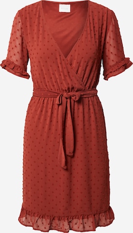 VILA Dress 'Dotten' in Brown: front