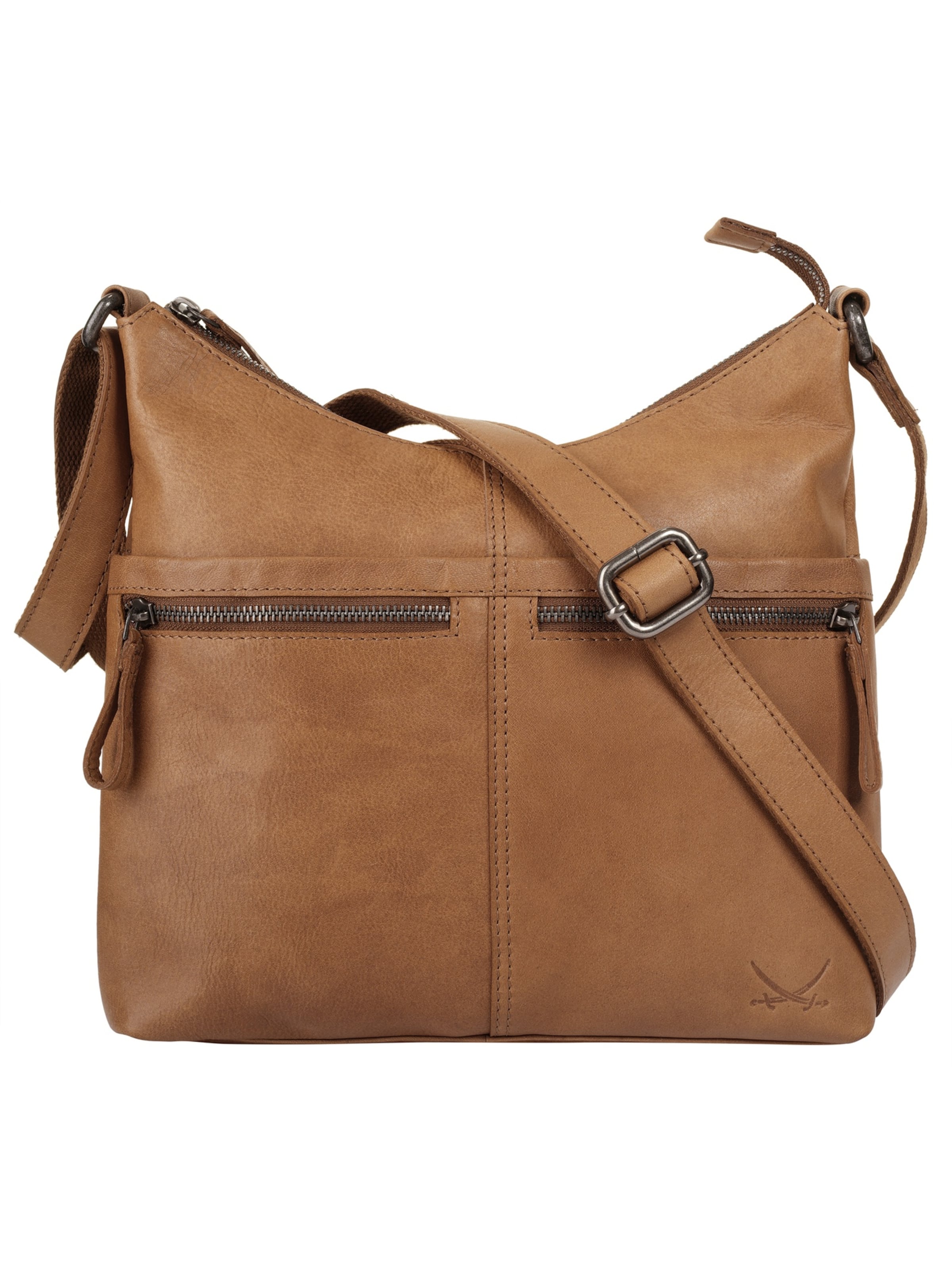 SANSIBAR Crossbody bag in Brown: front
