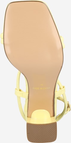 River Island Strap Sandals 'TUBULAR' in Yellow