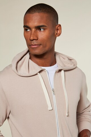 KangaROOS Zip-Up Hoodie in Beige