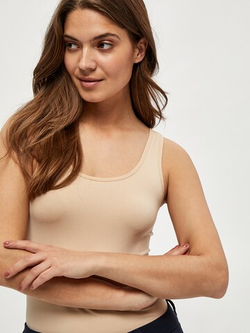 Haut 'Clarice' minus en beige