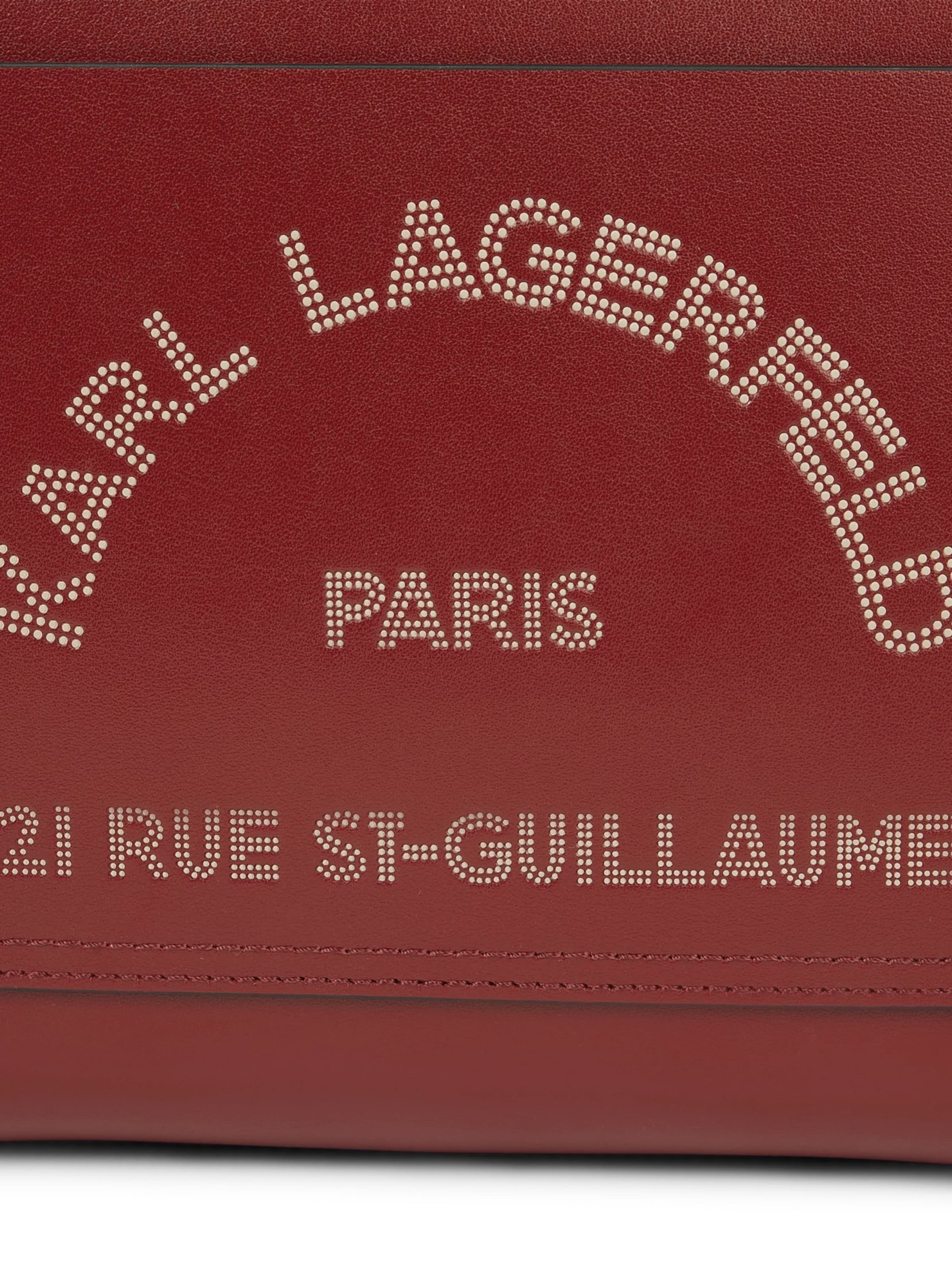 Karl Lagerfeld - Bolso de mano 'K/Daily' en rojo