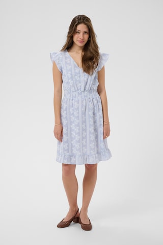 Robe Cream en bleu