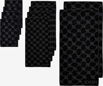 JOOP! Handtuchset in grau / schwarz, Produktansicht