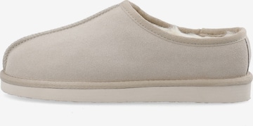Bianco - Zapatillas de casa 'SNOW' en beige: frente