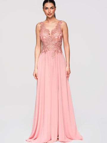 Ombre Avondjurk in Roze: voorkant