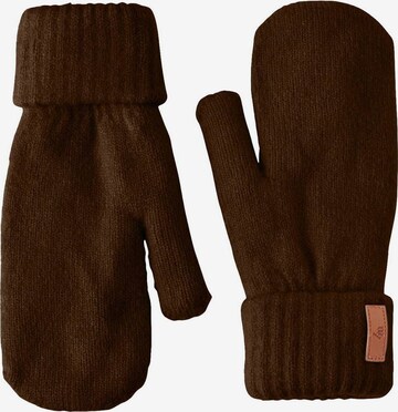 BabyMocs Gloves in Brown: front