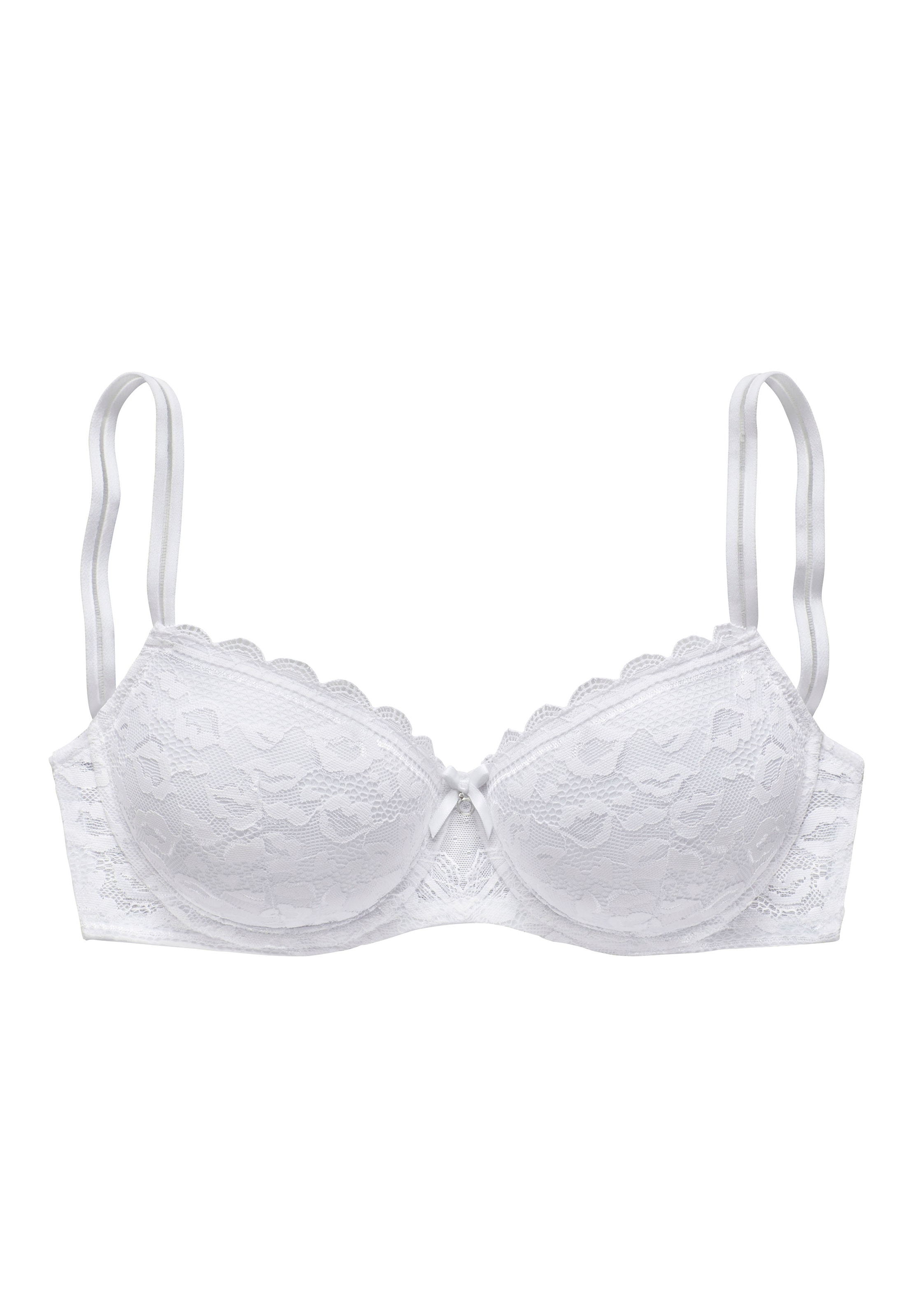 Balconnet Soutien-gorge VIVANCE en blanc : devant