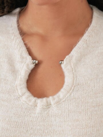 Bigdart Gebreide jurk in Wit