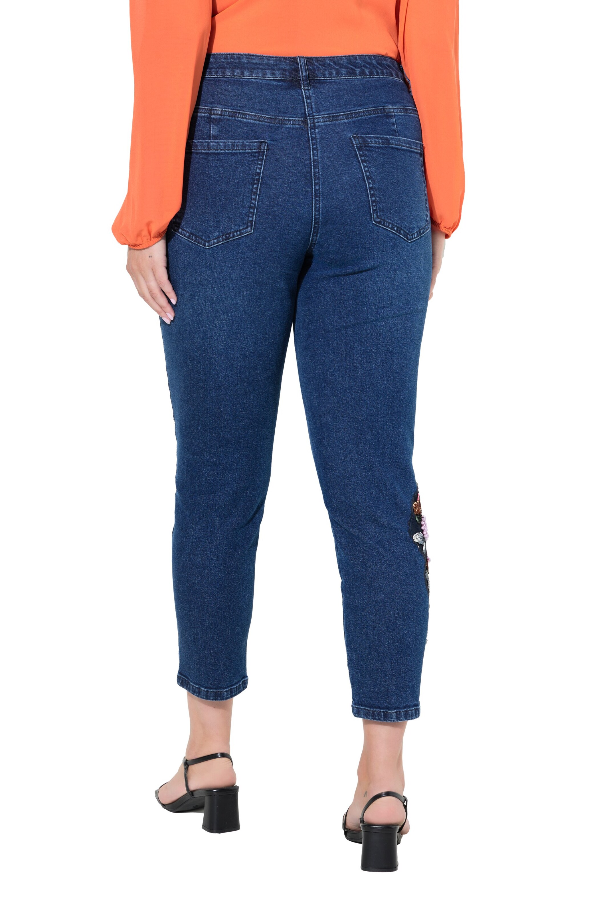 Coupe slim Jean MIAMODA en bleu